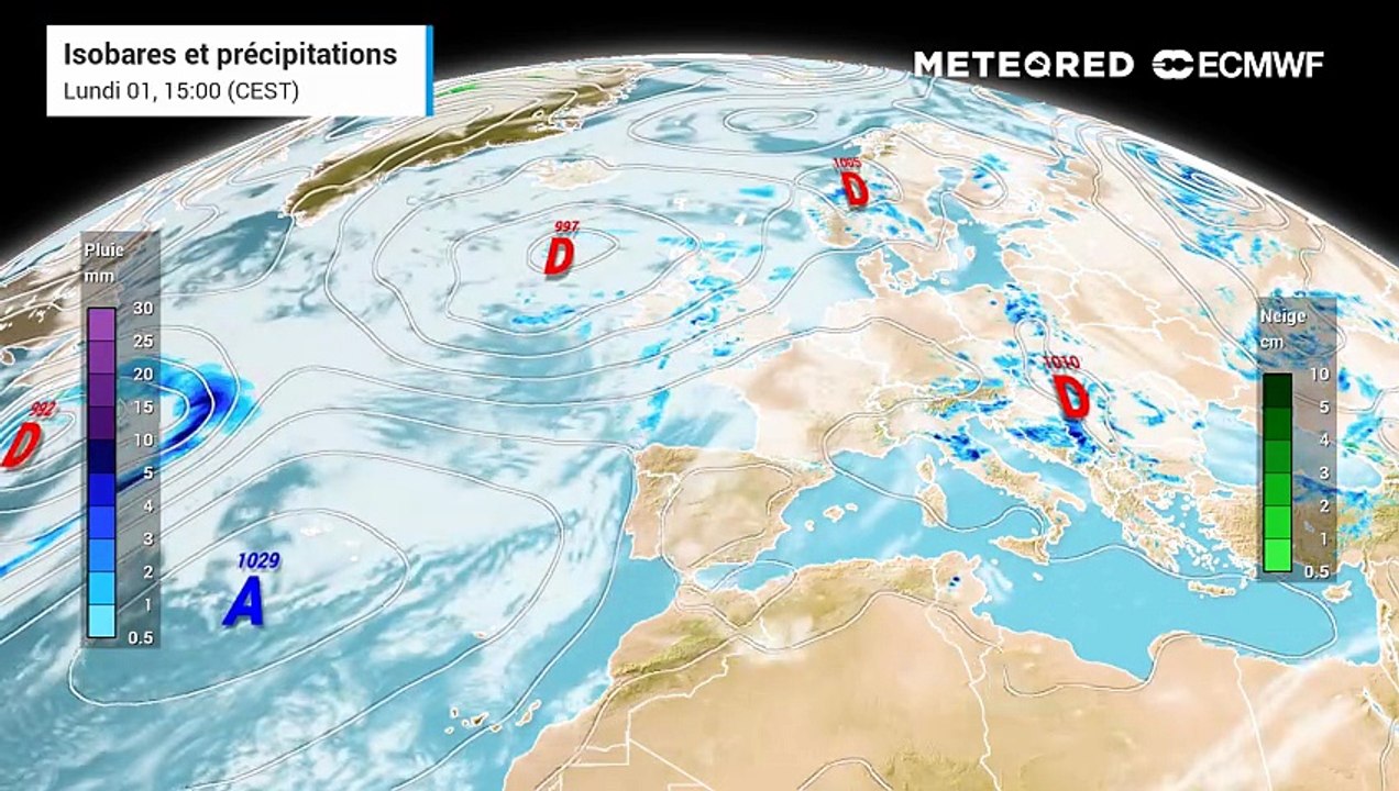 Chute des températures et retour de la pluie !