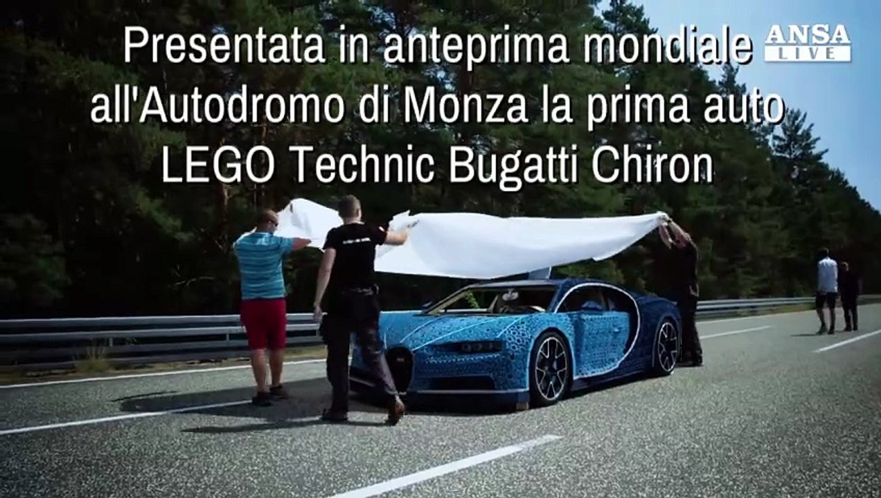 Una Bugatti da F1 in mattoncini