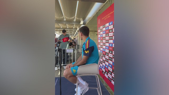 ZONA MIXTA de MIKEL OYARZABAL antes del MUNDIAL con la SELECCIÓN ESPAÑOLA | MEDIA DAY ESPAÑA