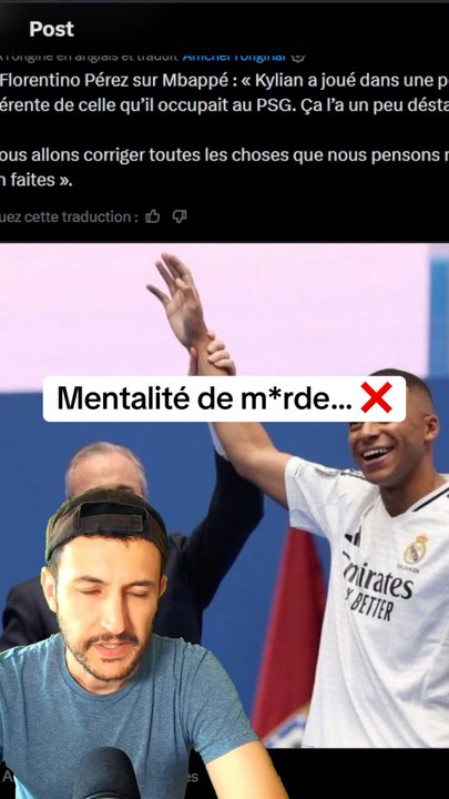 ❌ Avec cette mentalité on ne rebondira pas… #florentinoperez #mbappé #realmadrid