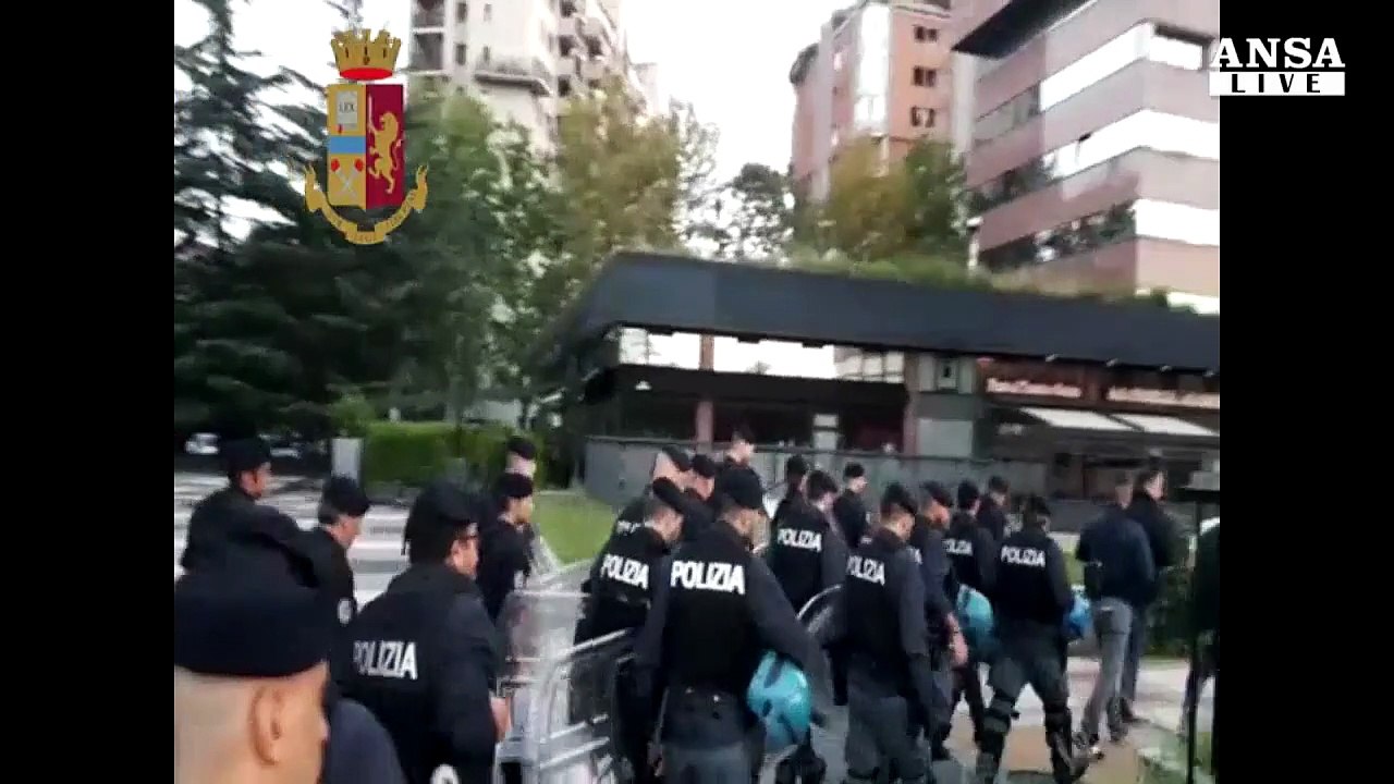 Sgombero stabile occupato nel milanese