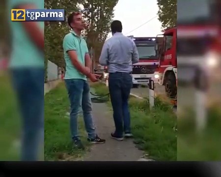 Incendio a Fontanellato: non si esclude l'origine dolosa del rogo Video