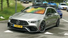 520HP Stage 2 Mercedes CLA 45 S AMG Shooting Brake - Launch Controls & Accelerations !