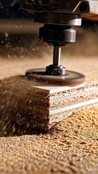 Satisfying Wood Fiber Board Sanding ASMR | Text...