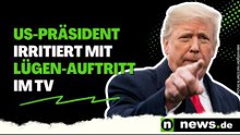 Donald Trump: US-Präsident irritiert mit Lügen-Auftritt im TV - und wird sofort verspottet