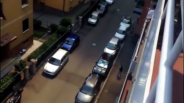 L'esplosione vista dal balcone, il panico nel quartiere