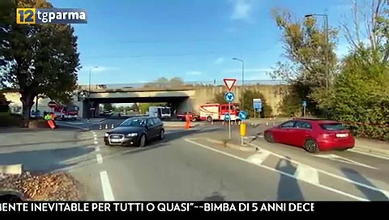 Traffico in tilt per calcinacci