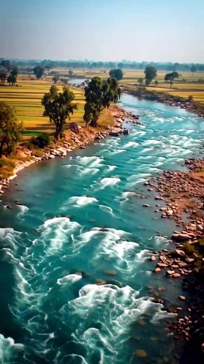 Ancient river Then vs Now