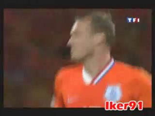 Pays Bas 4 - 1 France but Sneijder