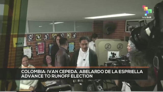 FTS 8:30 01-06: Colombia: Ivan Cepeda, Abelardo de la Espriella advance to runoff election