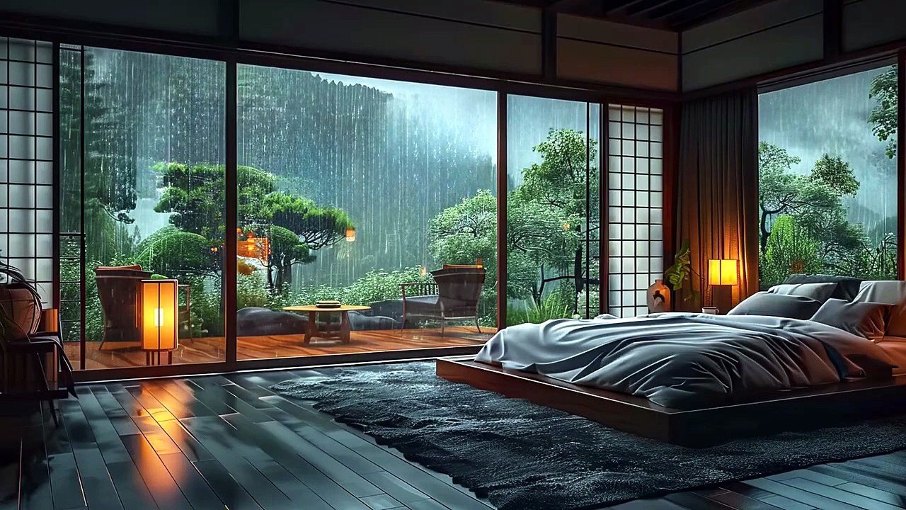 🌙 Dormez en 5 Minutes _ Piano Doux et Pluie Apaisante pour Sommeil Profond
