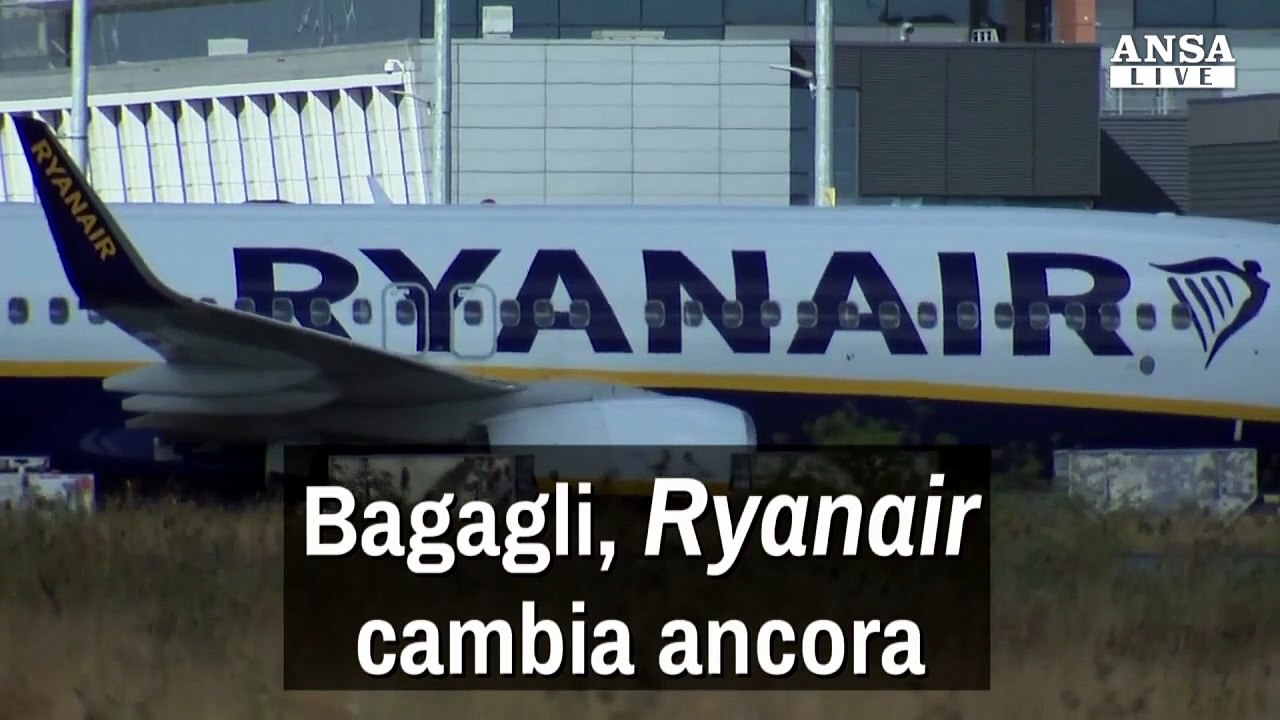 Bagagli, Ryanair cambia ancora