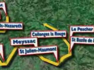 Parcours du Tour du Limousin 2008