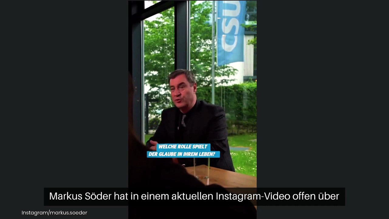 Markus Söder über seinen Glauben: 'Unerträglich und abstoßend!' Nach diesen Aussagen reicht es