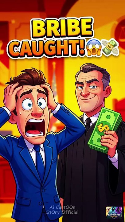 Pixar Style Animation Short | Funny Judge & Lawyers Bribery Story 😂 |#shorts #viral #funny