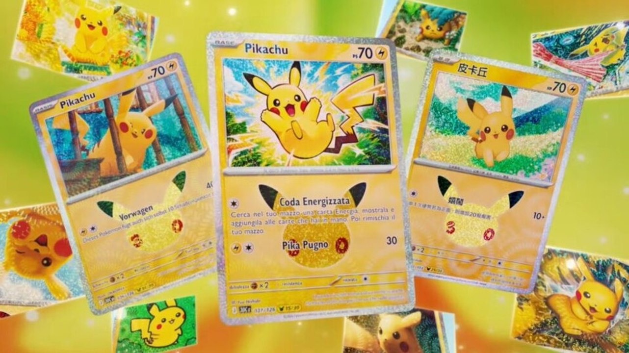 Pokémon TCG enthüllt neue Erweiterung '30 Jahre', die nur aus Holo-Karten besteht
