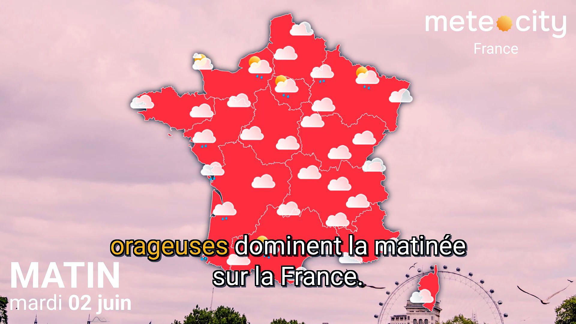 Bulletin météo France du mardi 02 juin 2026