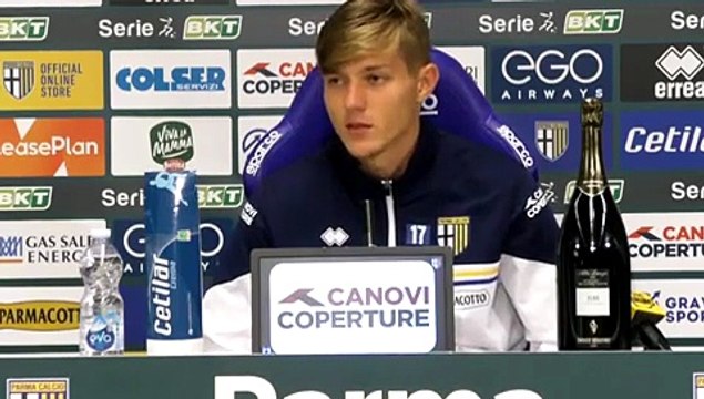 Adrian Benedyczak al termine di Parma-Vicenza: Mi sento bene, questa vittoria è importante. Sto lavorando duramente ok
