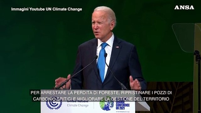 Cop26, Biden annuncia un piano per le foreste: Dagli Usa fino a 9 miliardi di finanziamenti