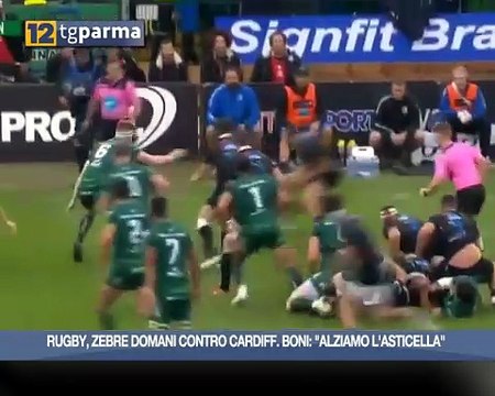 Rugby, Zebre domani contro Cardiff. Boni: Alziamo l'asticella