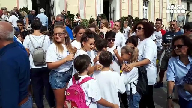 Crollo ponte: Genova si ferma per ricordare le 43 vittime