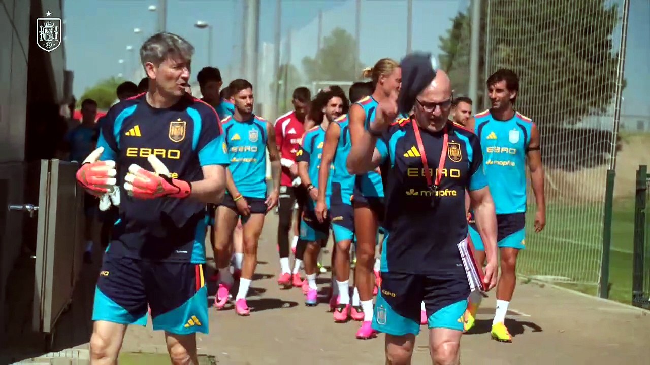 La selección española se prepara el Mundial en el día abierto a medios