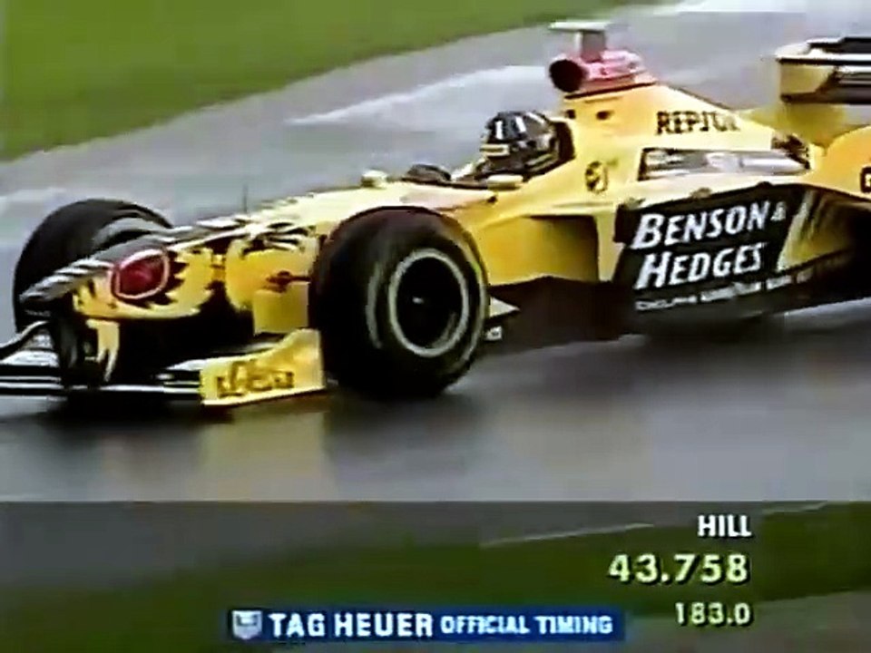 F1 – Damon Hill (Jordan Mugen-Honda V10) lap in qualifying – Austria 1998