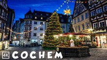 Cochem Germany | Christmas Market Stroll Along the Moselle 2025 4K 🎄