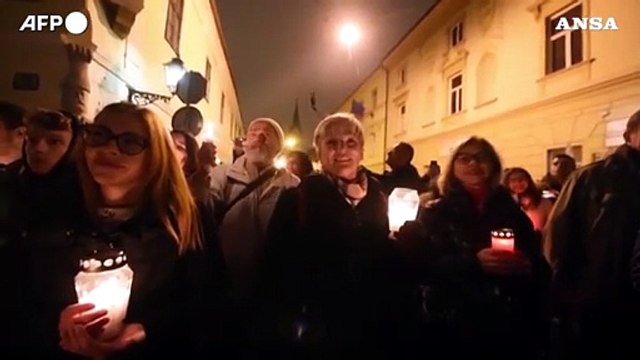 Covid, Croazia: centinaia di persone a Zagabria protestano contro le nuove restrizioni