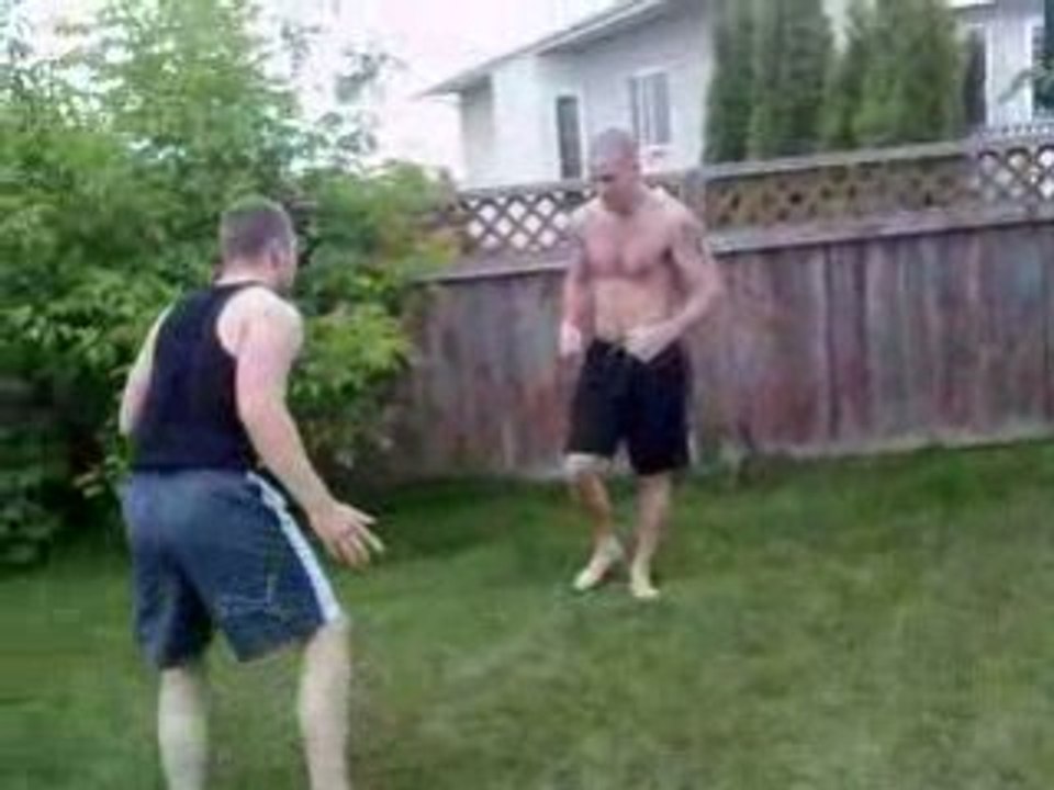 Backyard grappling