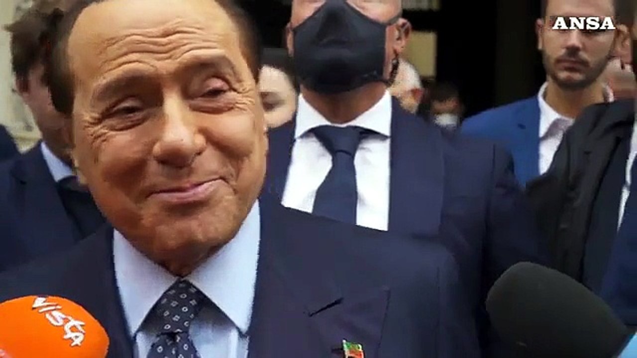 Quirinale, Berlusconi: "Finche' c'e' Mattarella non ne voglio parlare"