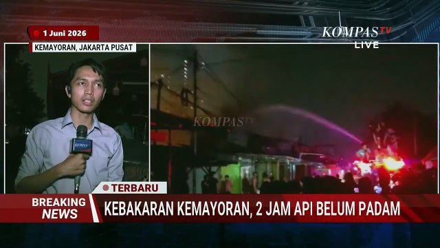 [LIVE] Kesaksian Warga Detik-Detik Kebakaran di Kemayoran: Nggak Ketolong, Udah Habis Semua!