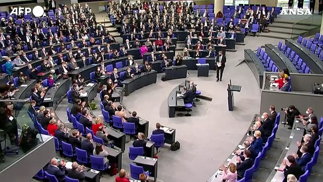 Olaf Scholz e' stato eletto cancelliere dal Bundestag