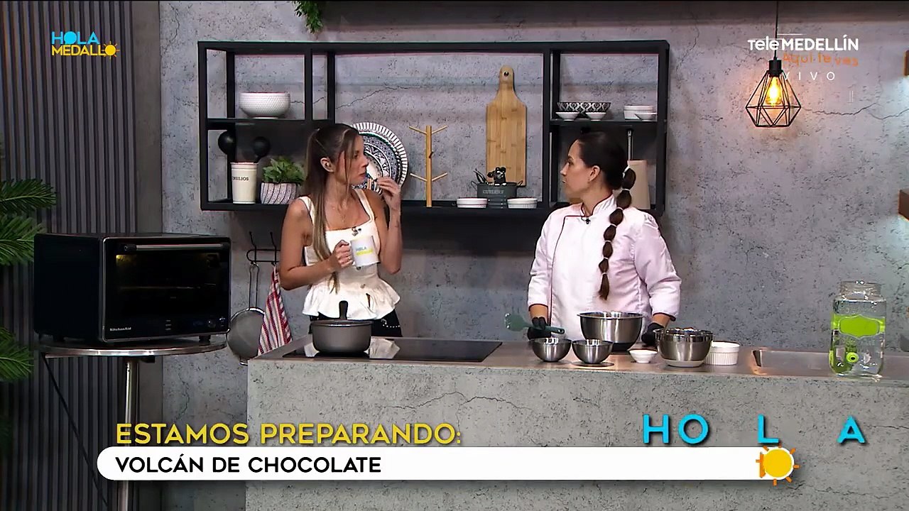 Receta Volcán de chocolate, perfecta para toda ocasión  [Hola Medallo] Telemedellín