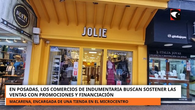 En Posadas, los comercios de indumentaria buscan sostener las ventas con promociones y financiación