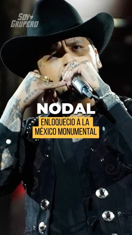 Christian Nodal triunfa en La México junto a Gera MX y Ángela Aguilar