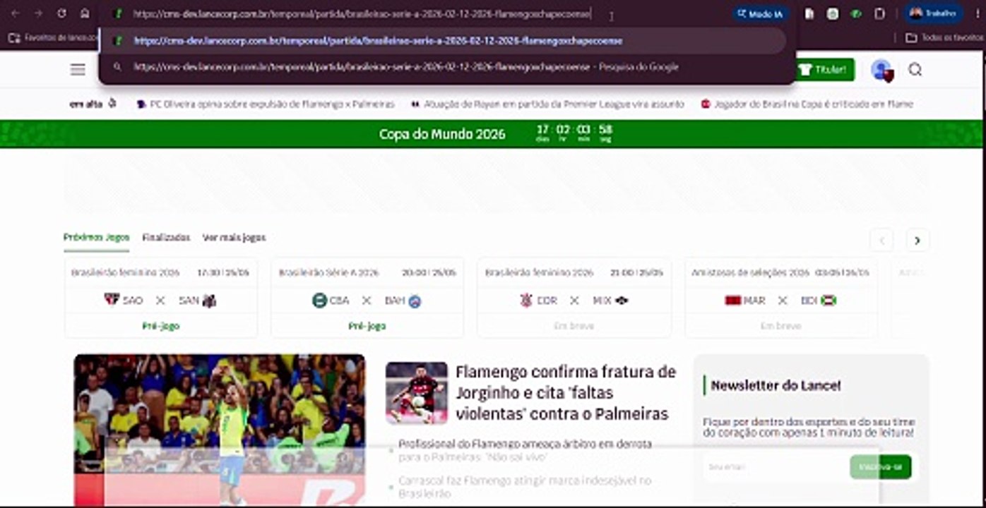 teste com video de teste