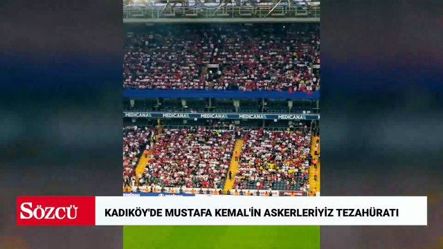 Kadıköy'de Mustafa Kemal'in askerleriyiz tezahüratı