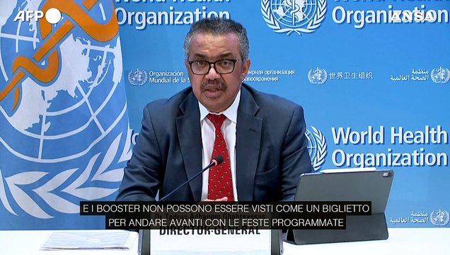Oms: Non si esce dalla pandemia a colpi di booster