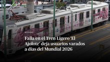 Diario de México NoticiasFalla en el Tren Ligero 'El Ajolote' deja usuarios varados a días del Mundial 2026