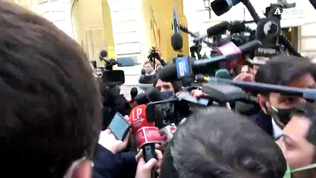 Quirinale, Letta esce da casa di Conte dopo un colloquio di circa 2 ore