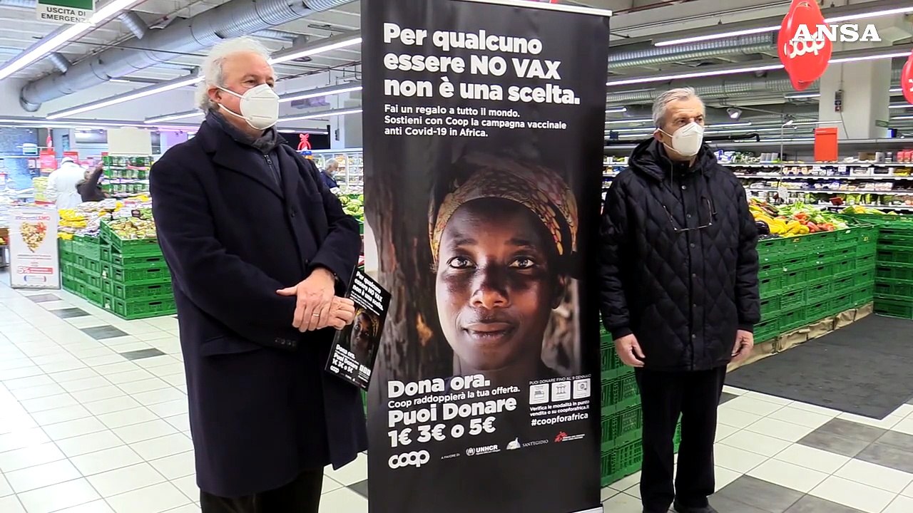 Covid, da Coop raccolta fondi per 300 mila vaccini in Africa