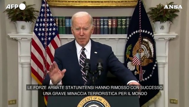 Isis, Biden: La morte di Hajji Abdullah toglie una minaccia dal mondo