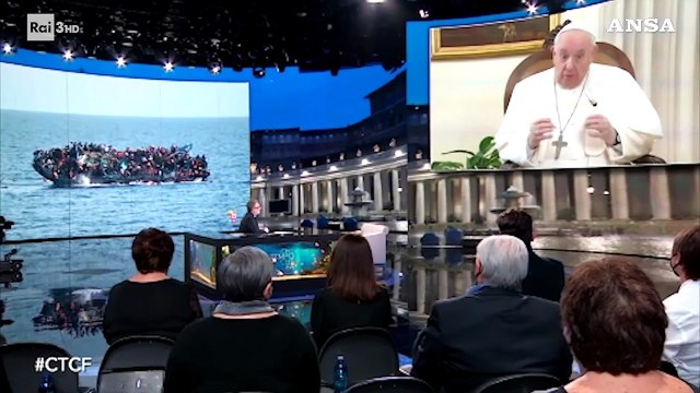 Il Papa a Che Tempo Che Fa: In Libia ci sono lager, l'Ue trovi l'accordo su migranti