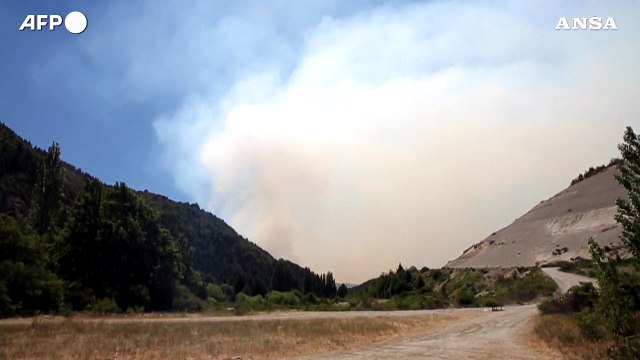 L'Argentina combatte gli incendi boschivi della Patagonia