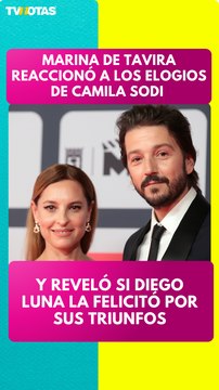 Marina de Tavira reacciona a los elogios de Camila Sodi y revela si Diego Luna la felicitó por sus triunfos