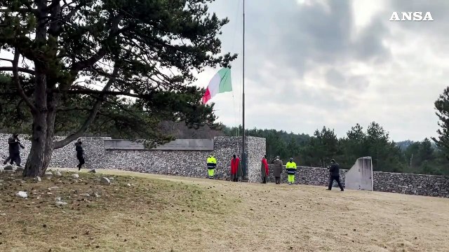 Giorno Ricordo, la cerimonia alla foiba di Basovizza