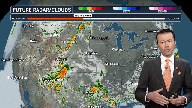 Active period of severe weather in the northern Plains midweek