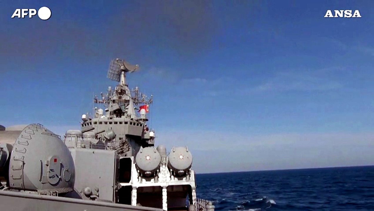 Ucraina, le esercitazioni della flotta russa nel mar Nero