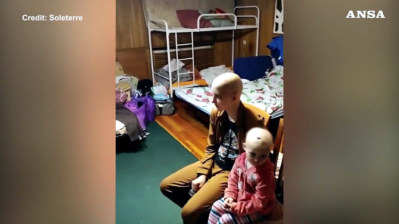 Ucraina, corsa per mettere in salvo i bambini malati di tumore